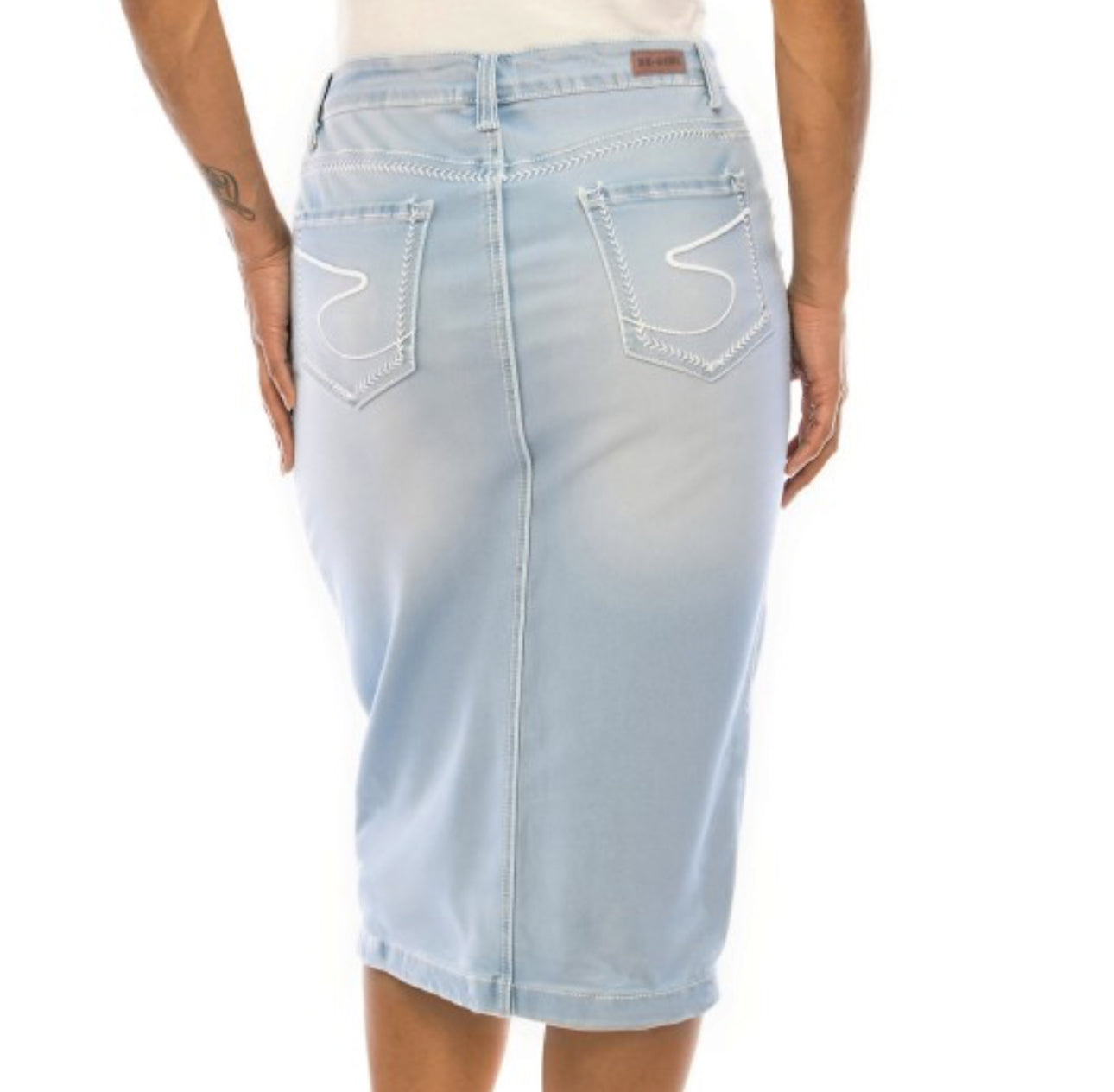 Light wash Denim skirt