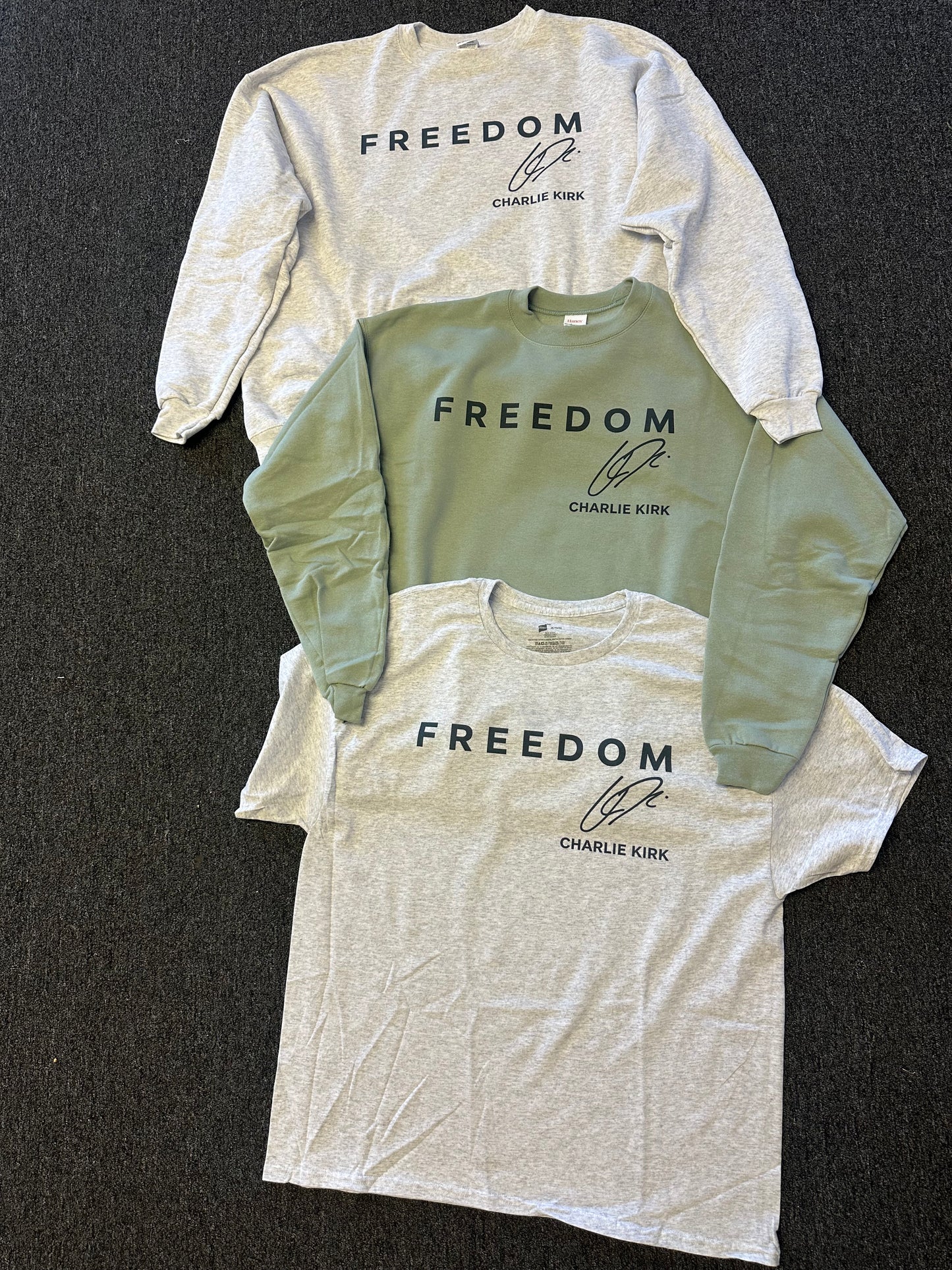 Freedom gray T-shirt