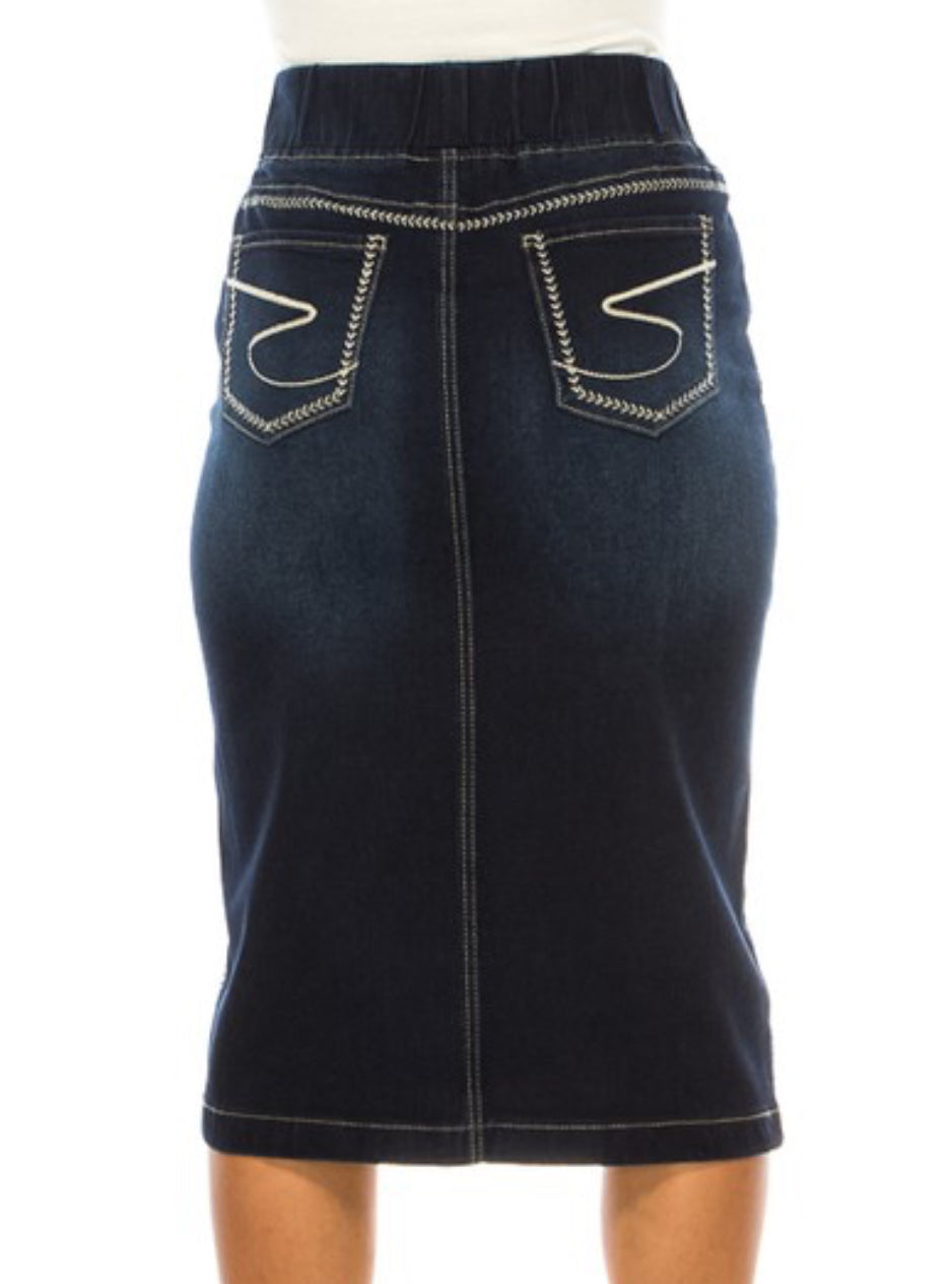 Victoria denim Skirt