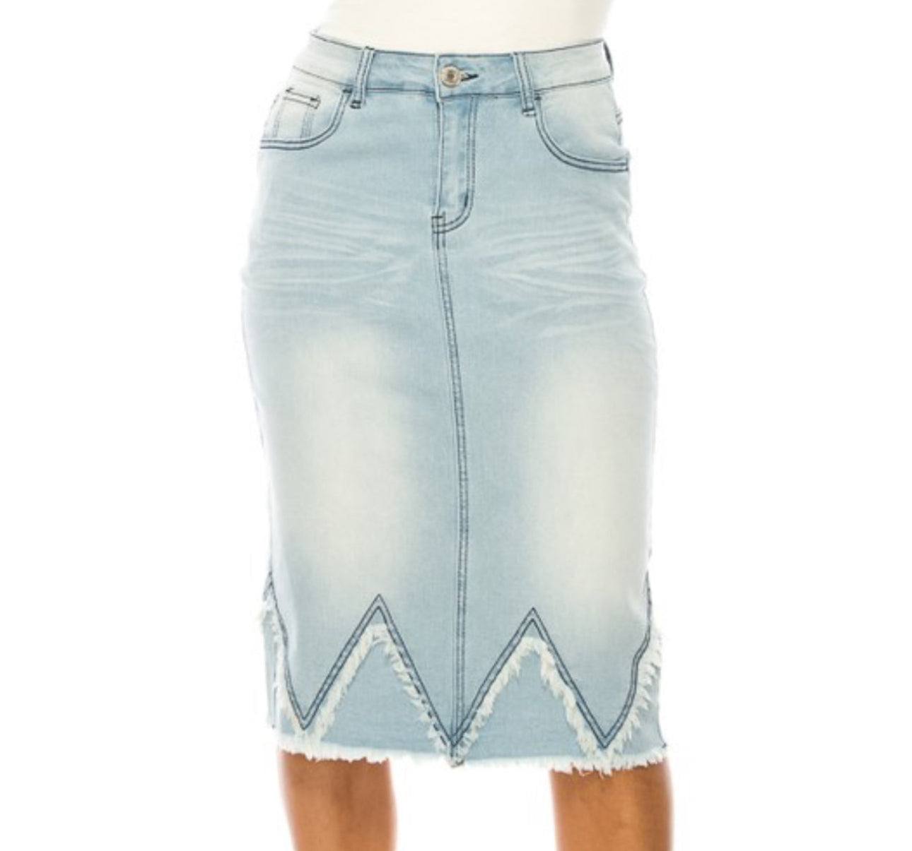 Taylor denim skirt
