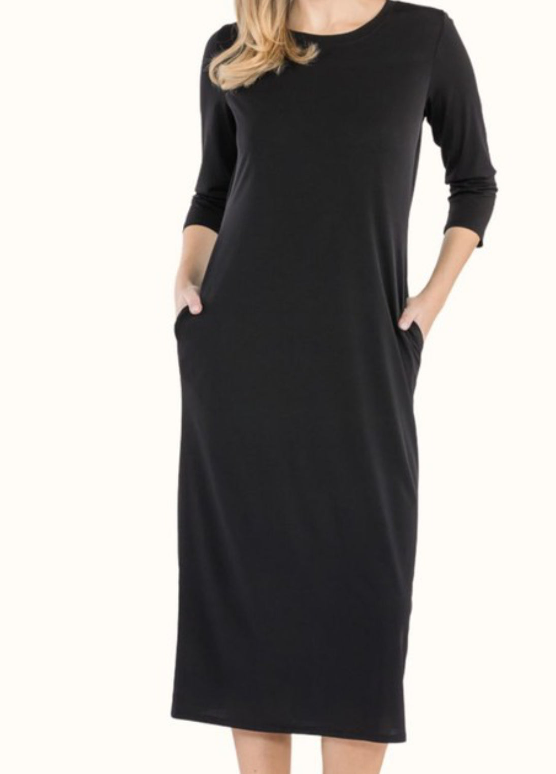 Classic layering dress black