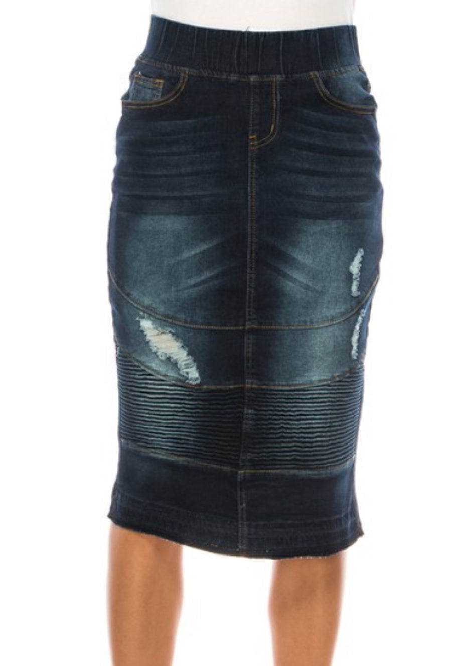 Addie dark denim Skirt