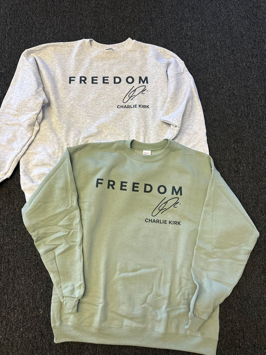 Green Freedom sweatshirt