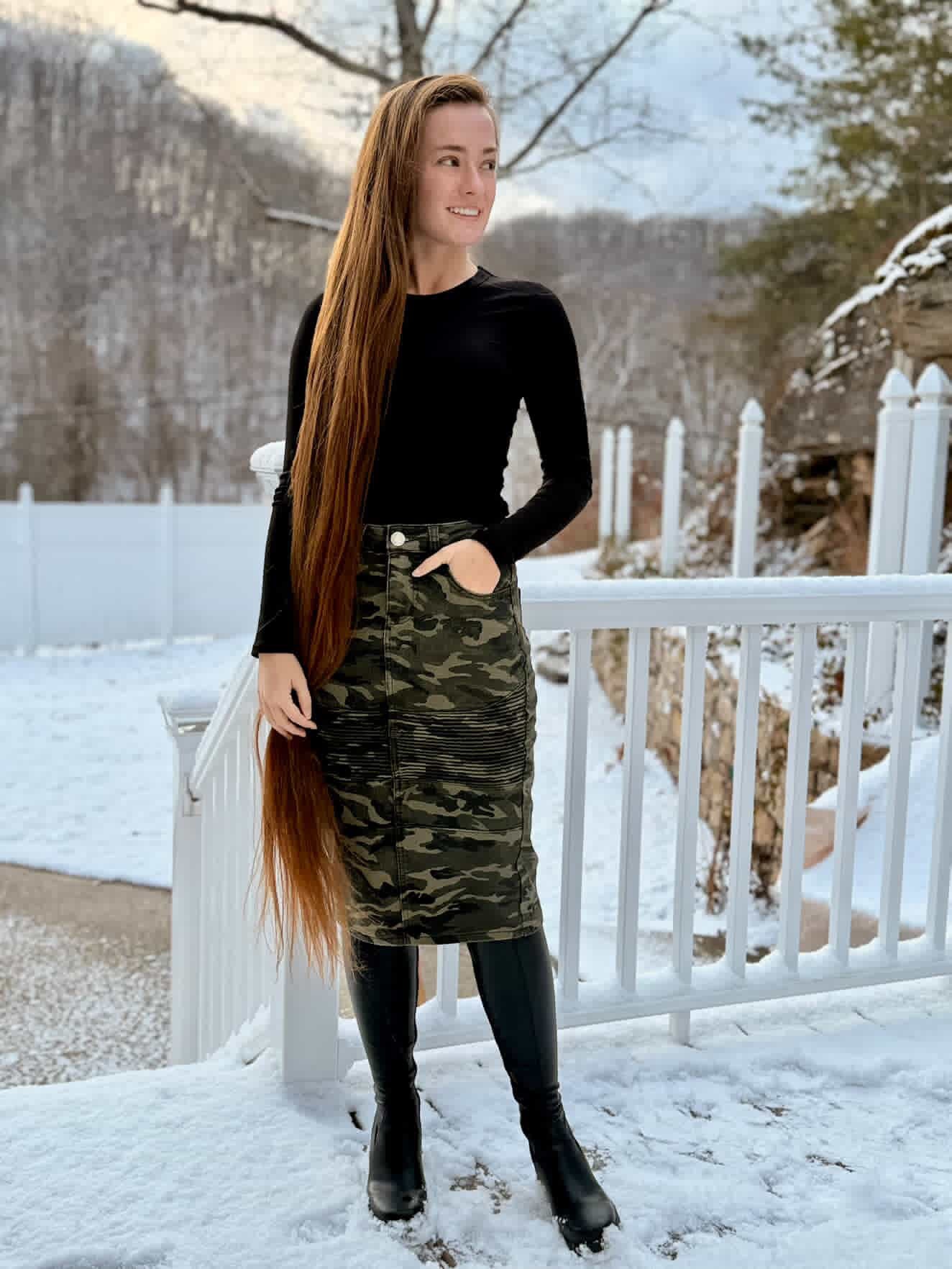 Camo skirt