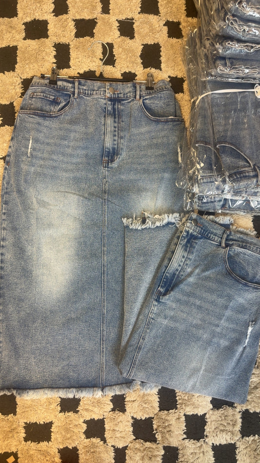 Southern tenn exclusive denim skirt