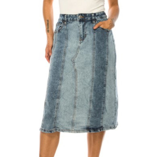 Kay denim Skirt
