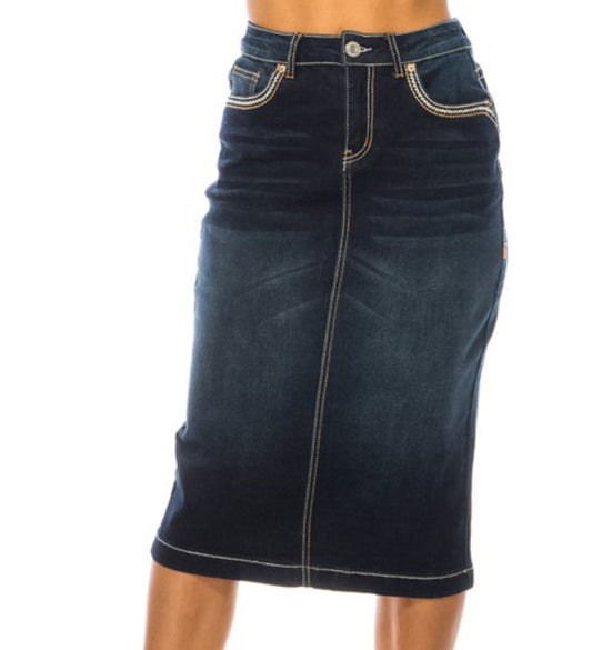 Kim denim skirt