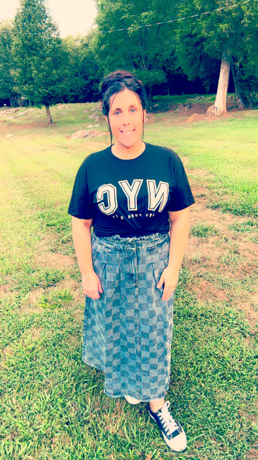 Sarah denim skirt