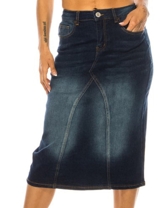 Gracie denim skirt