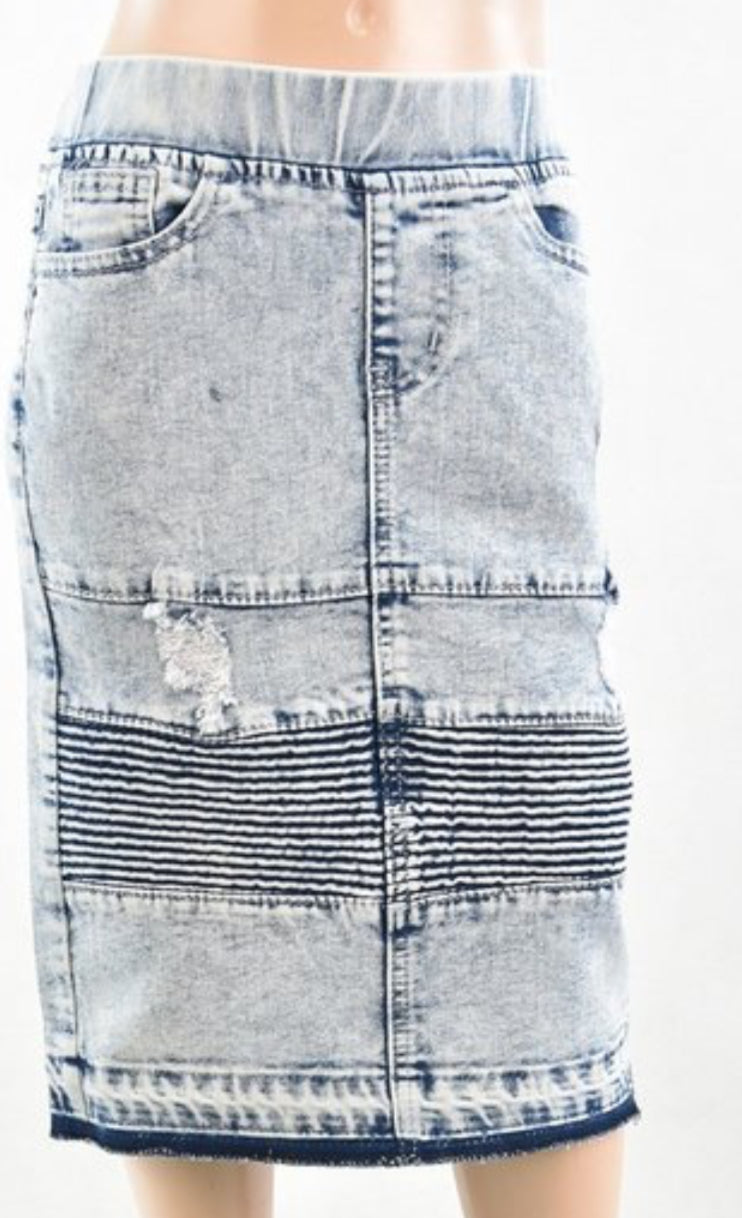 Kids stone wash denim