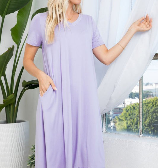 Lavender Swing dress