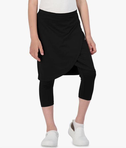 Girls black athletic skirt