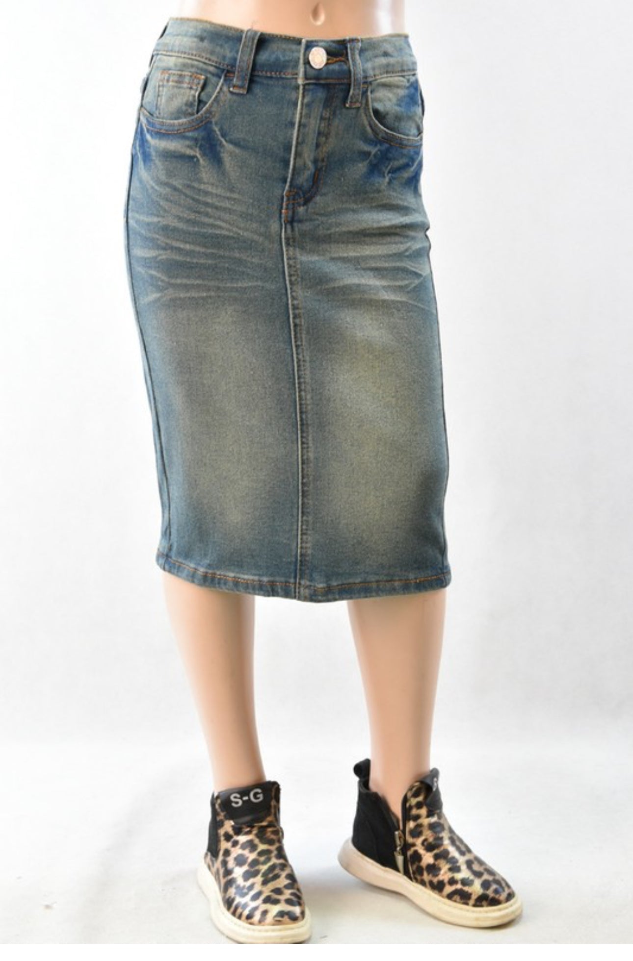 Lauren denim skirt “girls “