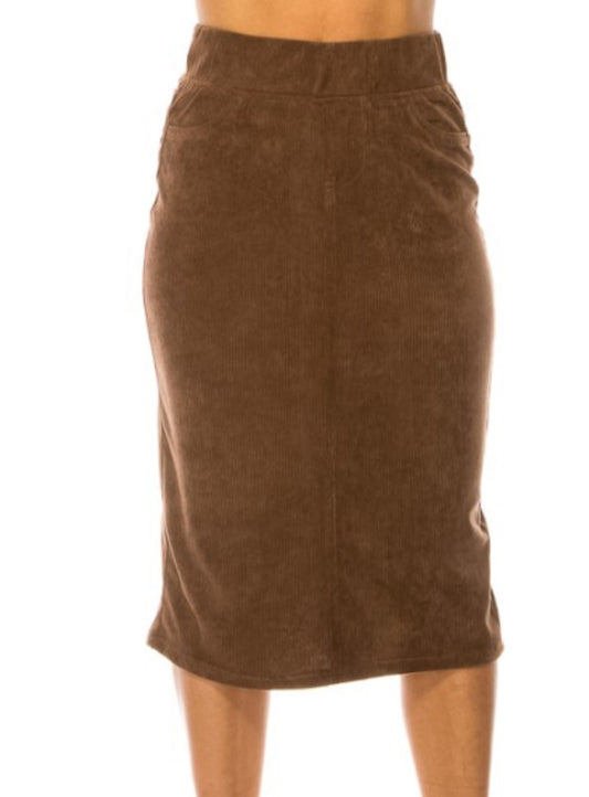 Corduroy skirt