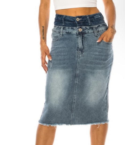 Kate denim skirt