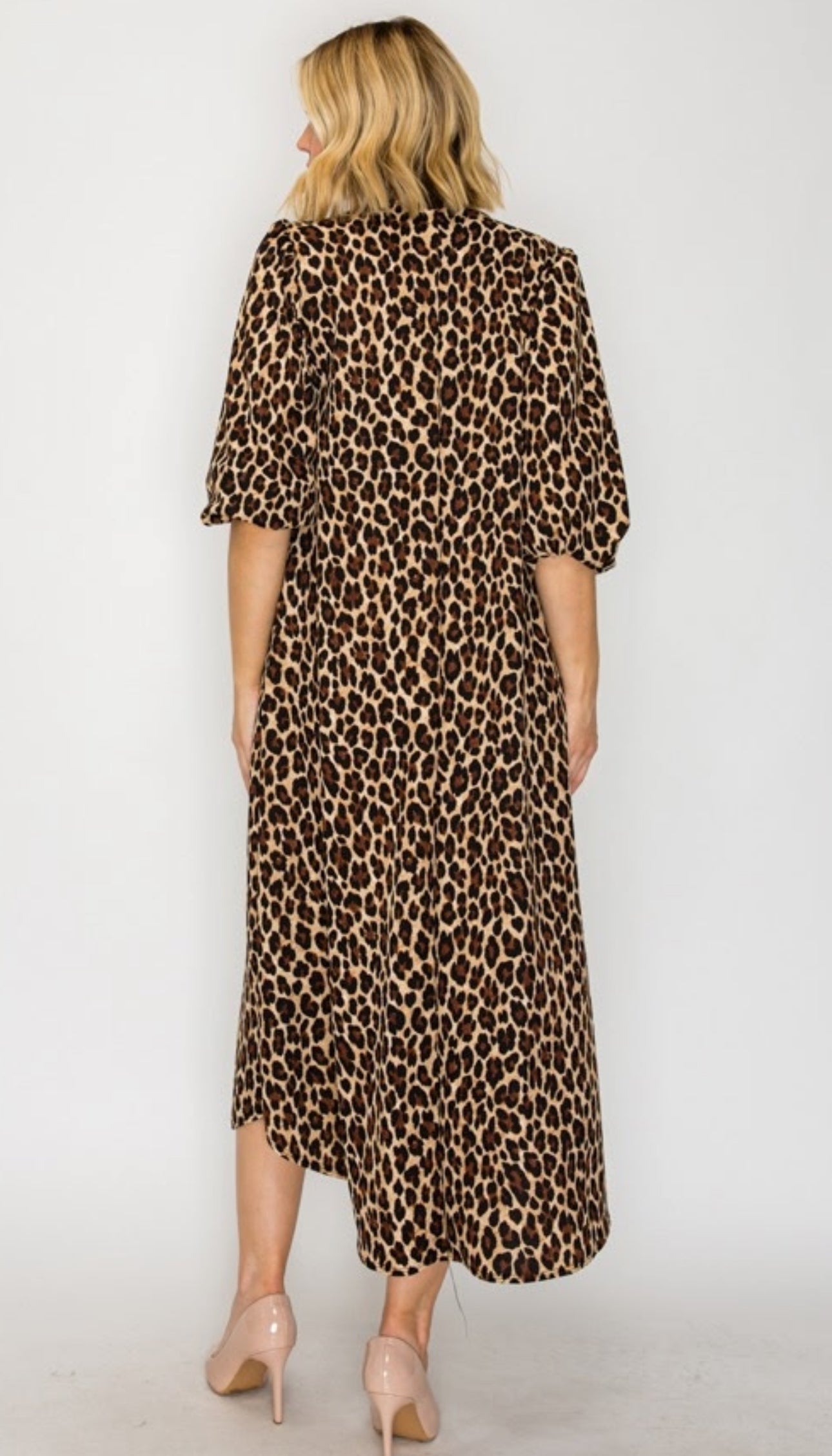 Animal print dress
