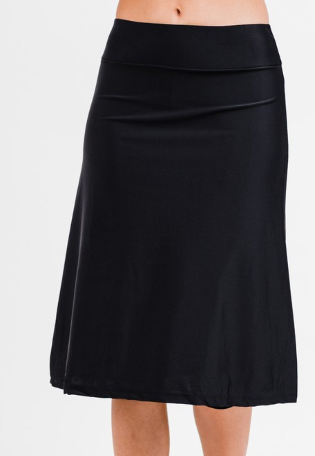 Black athletic skirt with hidden leggings and pockets