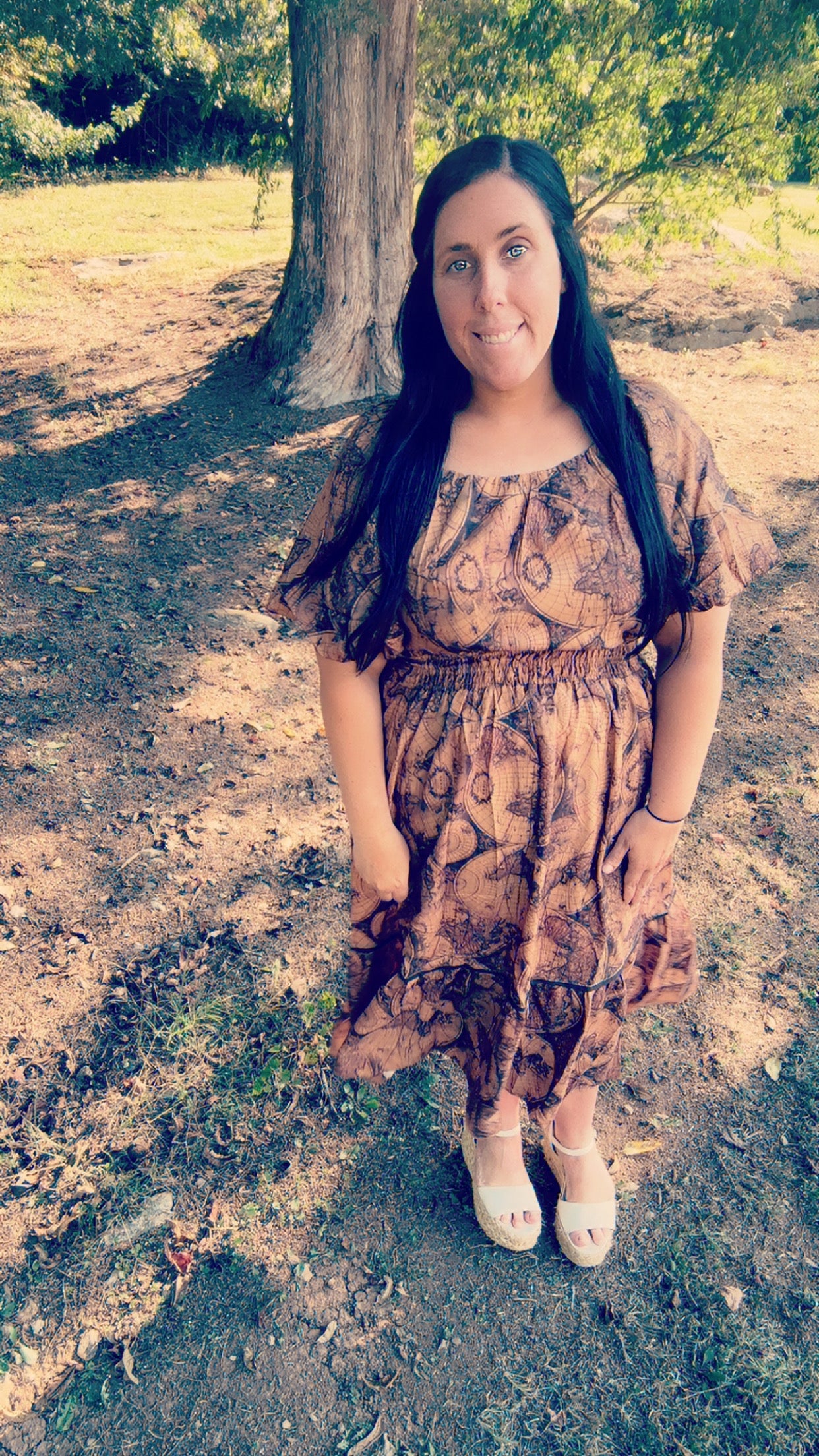 Vintage maxi dress