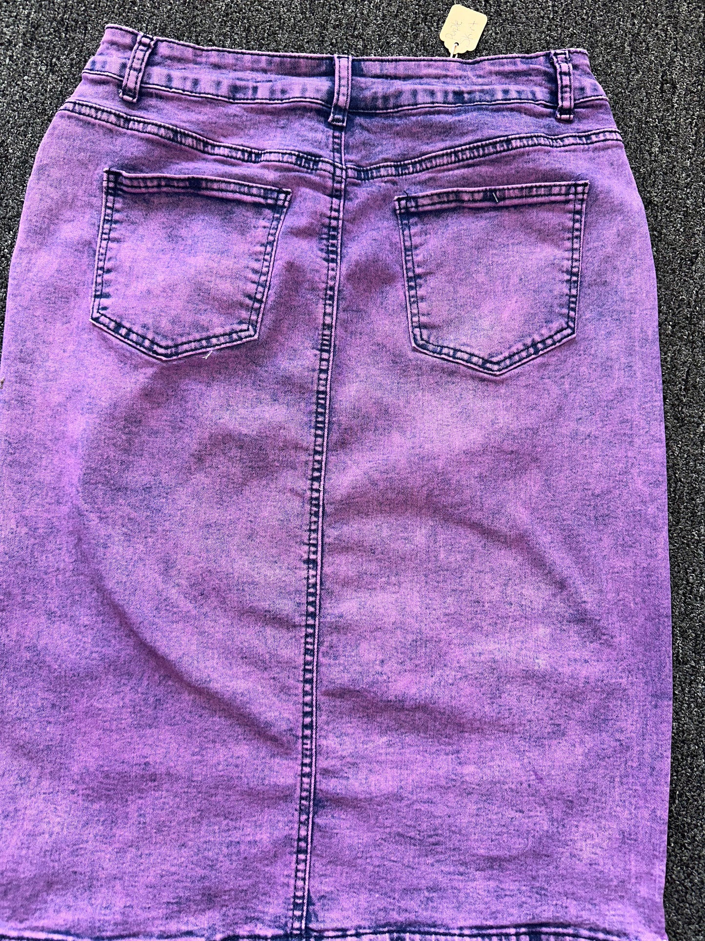 Dark purple retro denim